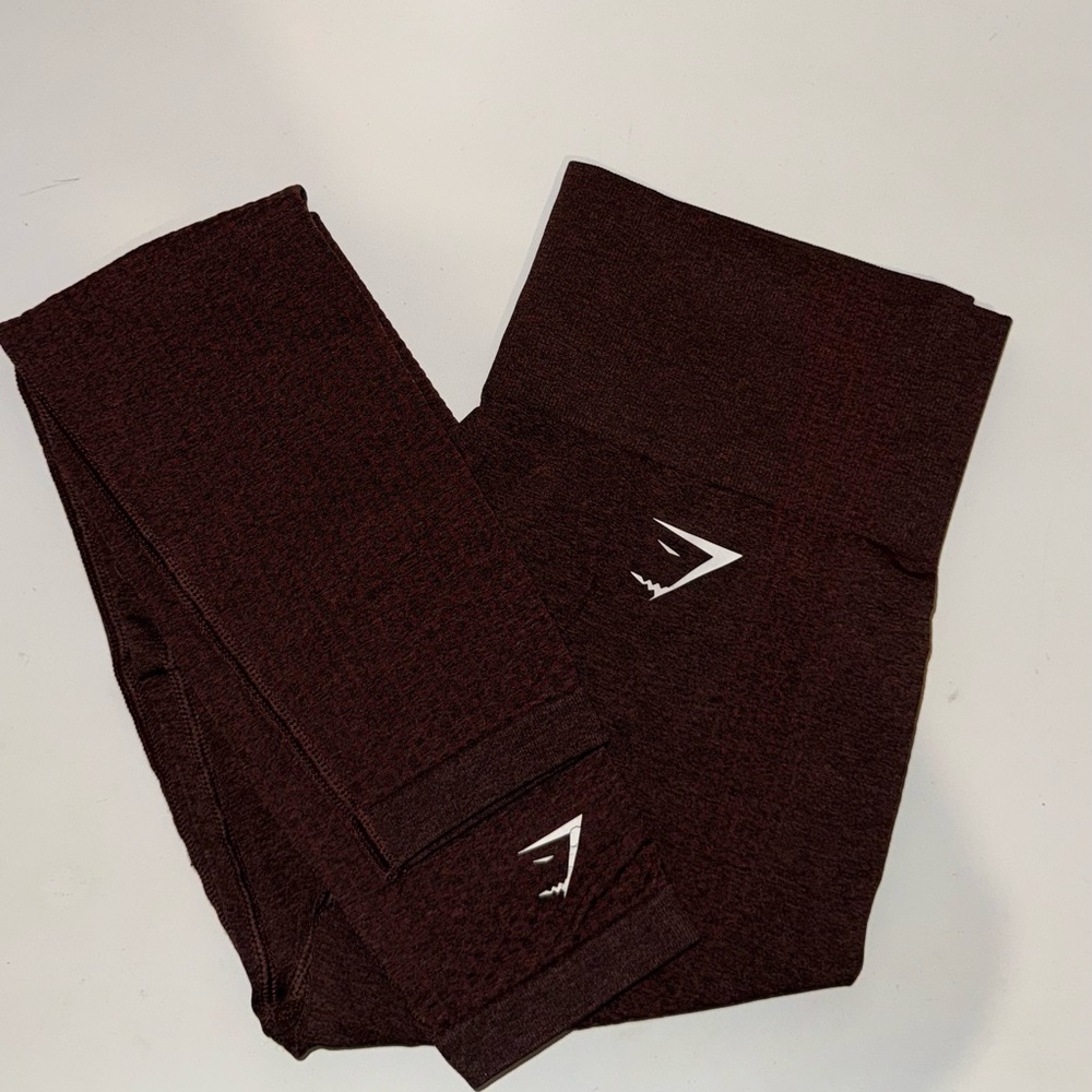 Gymshark Kids Burgundy Leggings